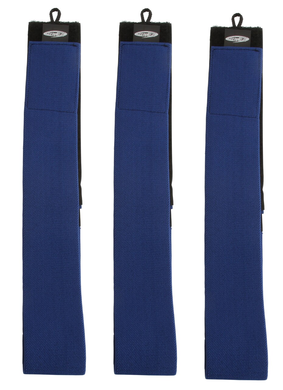 Strap EZ 2" (W) x 35" (L) Adjustable Hook and Loop Elastic Strap For Cable Management and Organization | 3 Pack | Great for Storage, Camping, Gadgets and Appliances